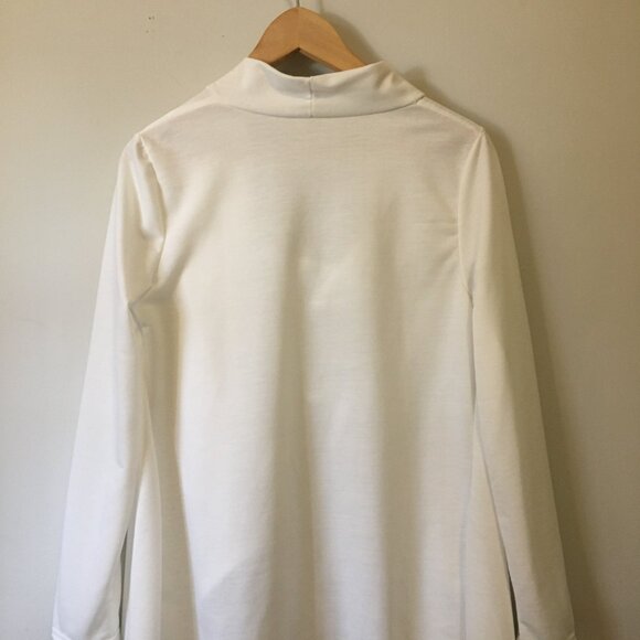 White Coastal Cowgirl Tassel Trimmed Cardigan Wrap - Picture 11 of 16